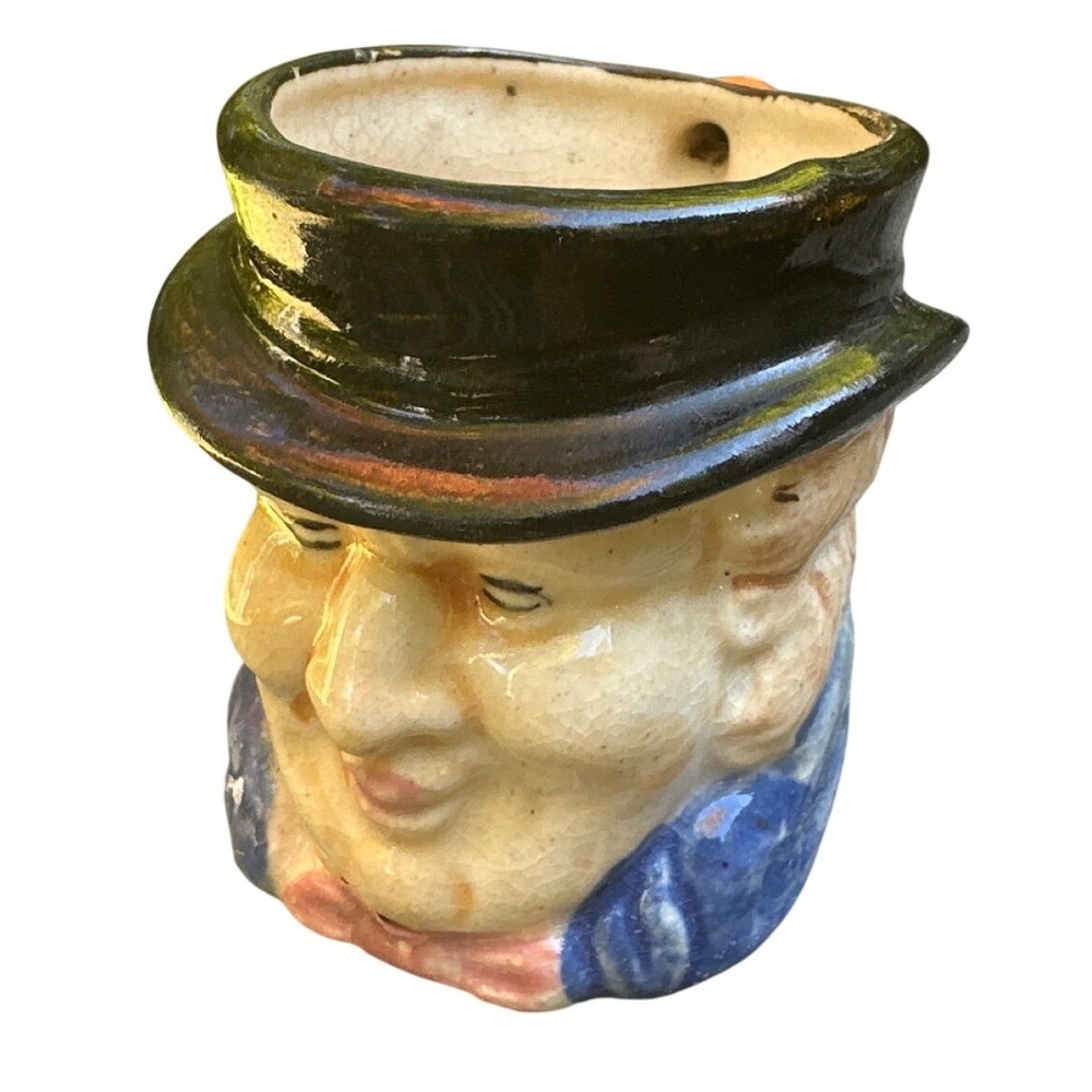 Vintage Made in Occupied Japan Miniature Toby Jug Character Pitcher Mug 2 Inch